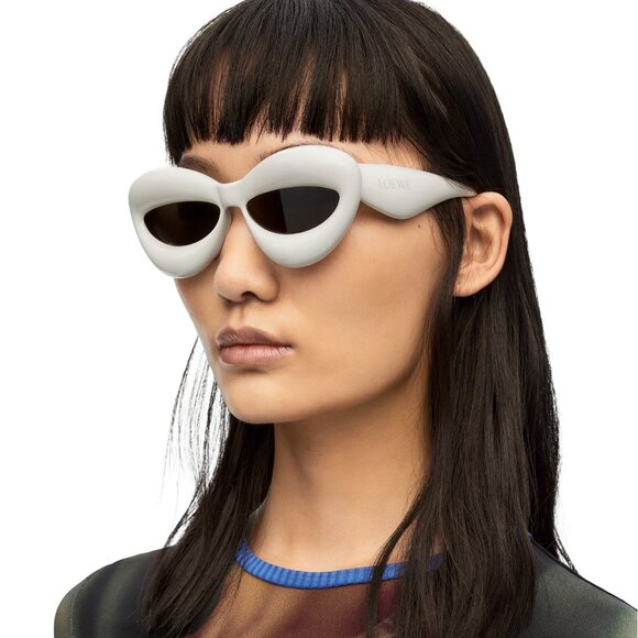 NEW LW40097I 20A LOEWE SUNGLASSES WOMEN LIGHT GREY EYEWEAR LOEWE - Picture 7 of 12